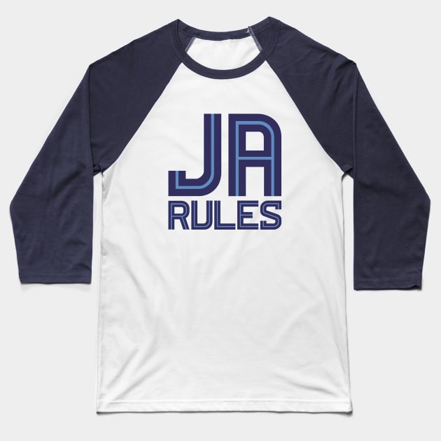 Ja Rules - White Baseball T-Shirt by KFig21